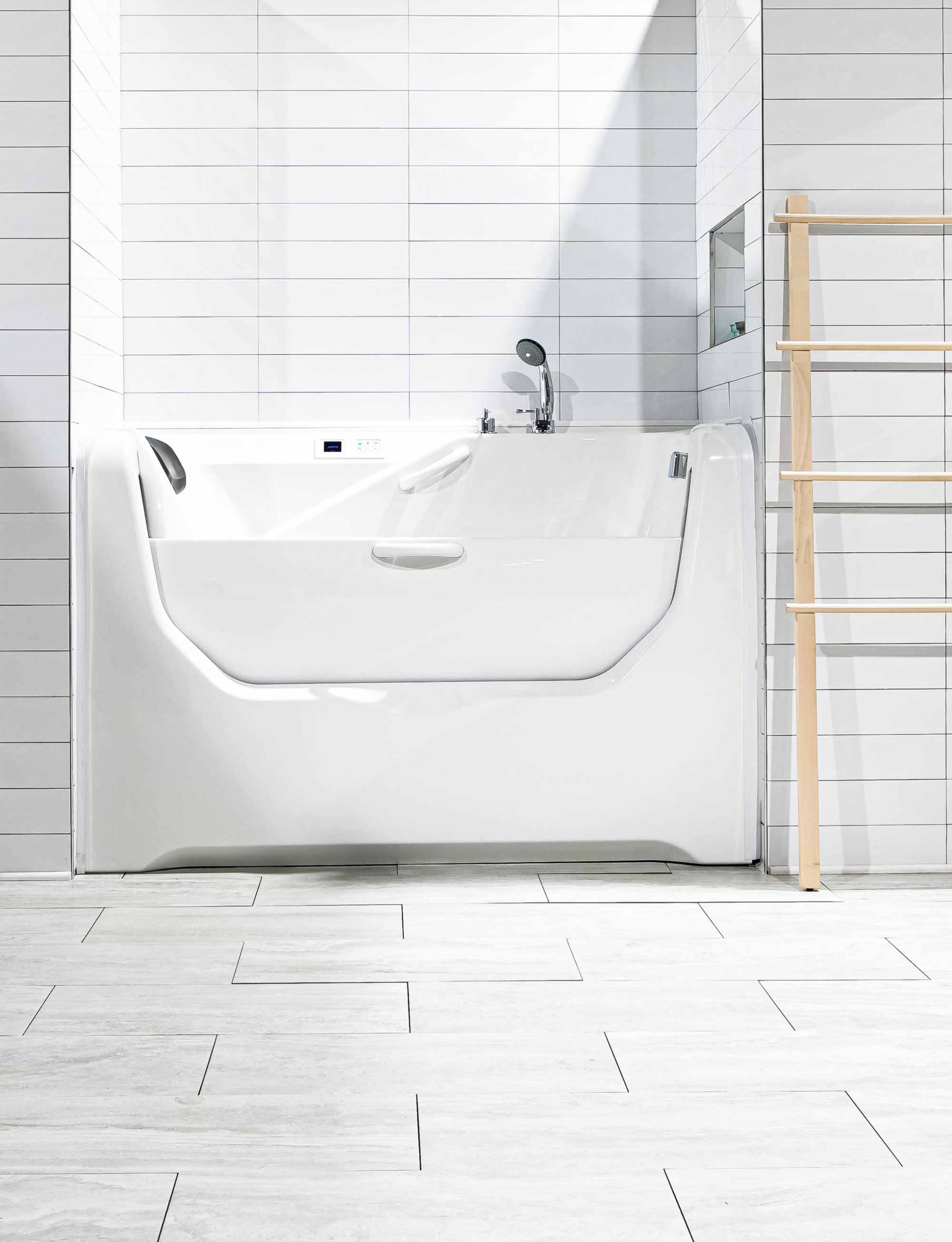 bathtub with door for easy access